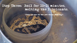 Runaway Bike HOT TUB Chain Lubricant.  A hot paraffin bike chain lube.